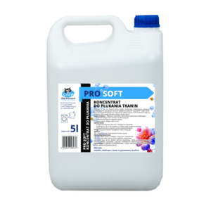 PRO SOFT 5l – Koncentrat do Płukania Tkanin z Antyelektrostatycznym Działaniem