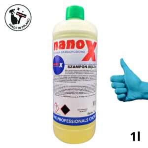 NanoX Szampon Samochodowy 1L Koncentrat | Mycie Ręczne Bezpieczny | Do Detailingu Myjni
