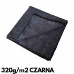 Mikrofibra Standard Frotte 40x40cm 320g/m2 | Polerowanie Wycieranie Wnętrza Karoserii (CZARNA) ✨