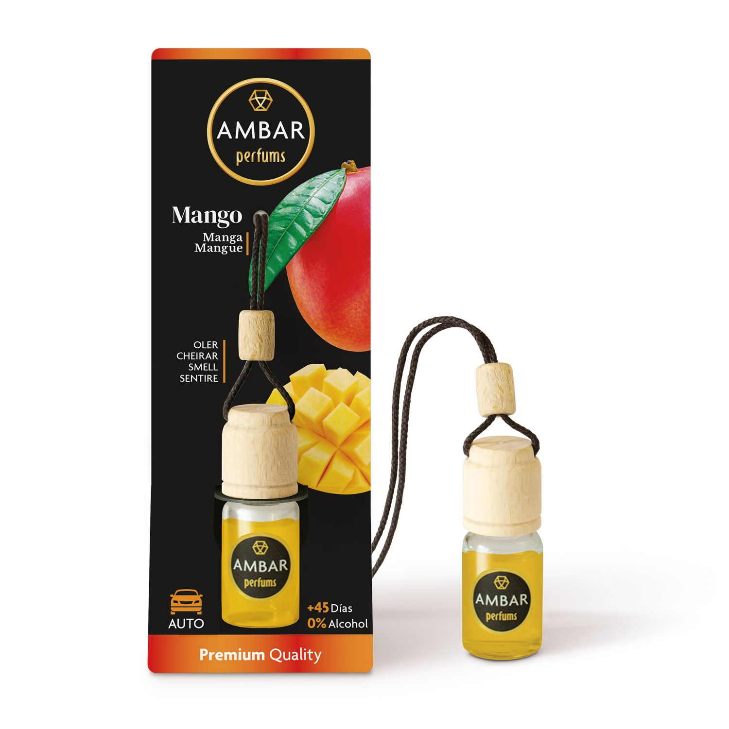 Mango Mango - Odświeżacz powietrza do samochodu AMBAR perfums - obrazek 1