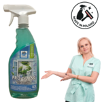 PRO GLASS (500ml) Zielona Herbata – Profesjonalny Płyn do Mycia Szyb i Luster (Bez Smug) - obrazek 2
