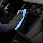 Mikrofibra Standard Frotte 40x40cm 320g/m2 | Polerowanie Wycieranie Wnętrza Karoserii (CZARNA) ✨ - obrazek 6