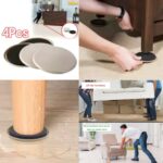 Profesjonalne Ślizgacze do Mebli – Teflonowe Podkładki do Przesuwania | Ochrona Podłóg i Dywanów - obrazek 4