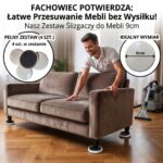 Profesjonalne Ślizgacze do Mebli – Teflonowe Podkładki do Przesuwania | Ochrona Podłóg i Dywanów - obrazek 6