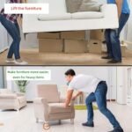 Profesjonalne Ślizgacze do Mebli – Teflonowe Podkładki do Przesuwania | Ochrona Podłóg i Dywanów - obrazek 5