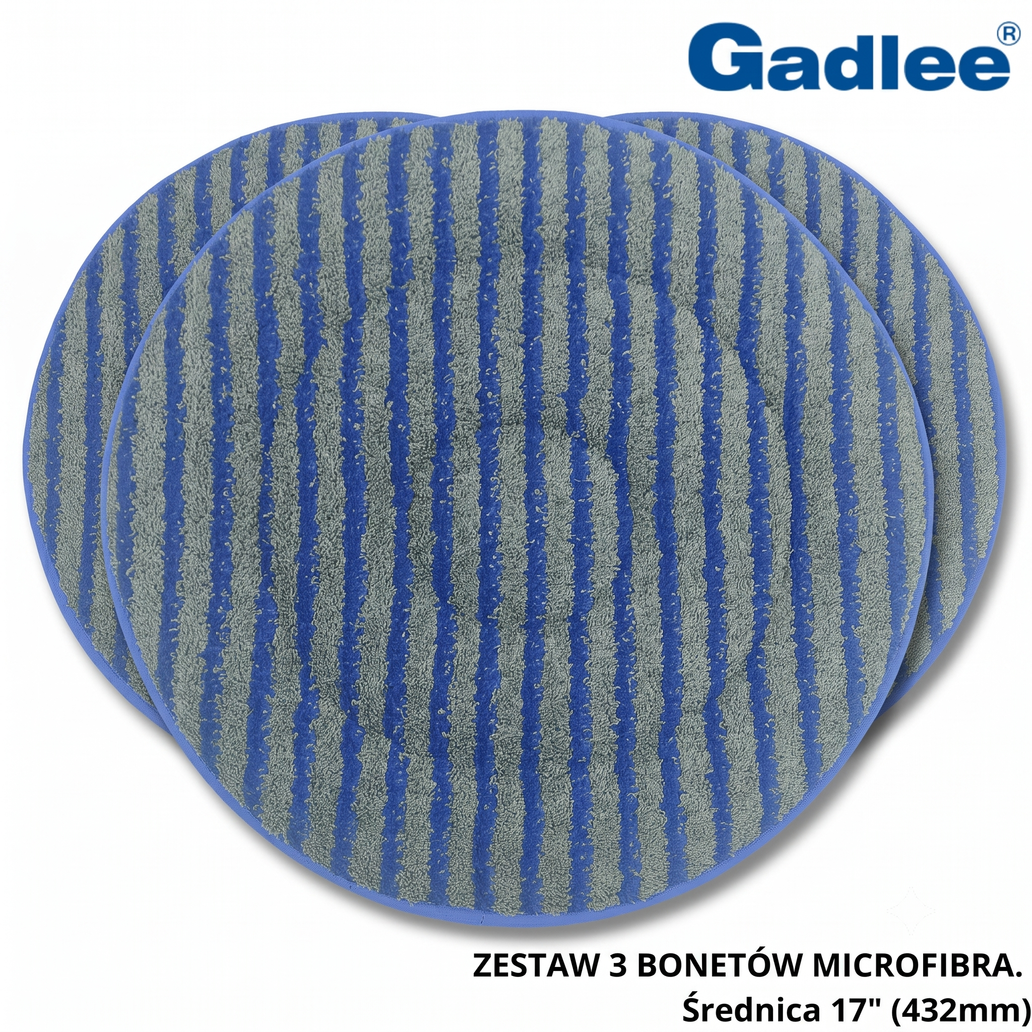 zestaw-3-bonetow-mikrofibra-gadlee-910-17-cali-oszczednosciowy.jpg Zestaw 3x Profesjonalny Jednostronny Bonet z Mikrofibry Gadlee 910 (17″ / 432mm) – Pakiet Wydajnościowy - obrazek 1
