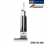 SEBO BS 460 – Profesjonalny Odkurzacz Kolumnowy Dwusilnikowy (Szeroki „Wół Roboczy”)